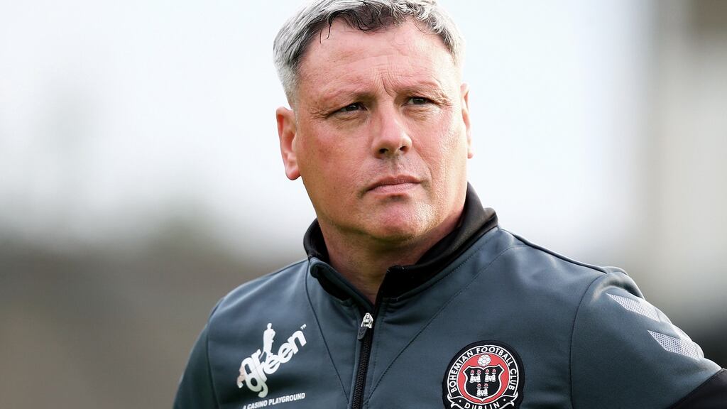 Bohemians manager Keith Long. Photograph: Oisin Keniry/Inpho