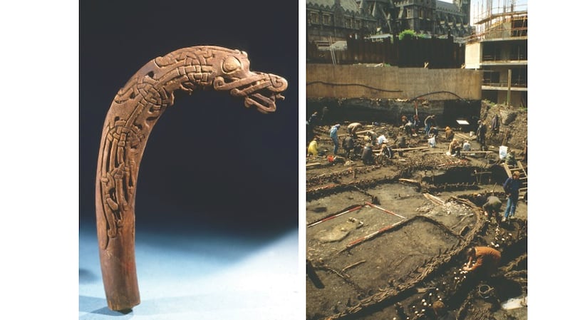 The Wood Quay excavations and an artefact discovered there: “in spite of the often heroic efforts of many of the post Wood Quay archaeologists, very little now remains of the rich layers which earned Dublin such international fame. In less than half a century, we managed to destroy in one way or another the best preserved urban archaeological remains of any town in Western Europe”