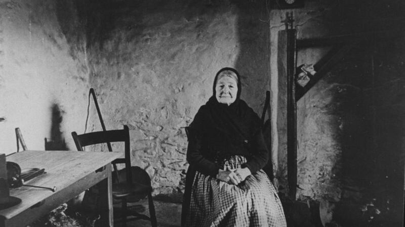 Blasket Island storyteller Peig Sayers: her late son was a friend of Maria Symonds-Gooding and gave her the wooden fireside crane. Photograph: Courtesy of UCD’s department of Irish folklore