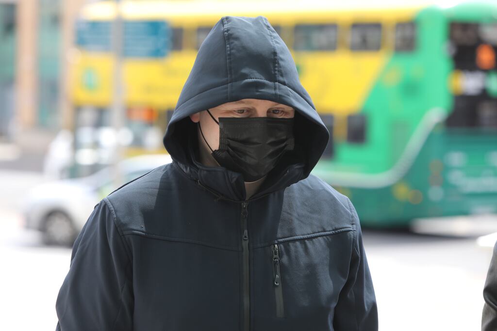 Brendan Doolin (41) of Leighlin Road, Crumlin arrives at Court today where he received a suspended sentence. Photo: Collins Courts