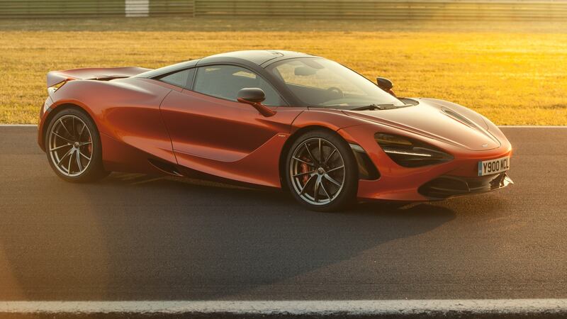 The McLaren 720S does frightening things without ever feeling frightening, blistering into fast bends with a trace of understeer and with its constantly variable rear wing angle giving it delicious stability under heavy braking and direction changes