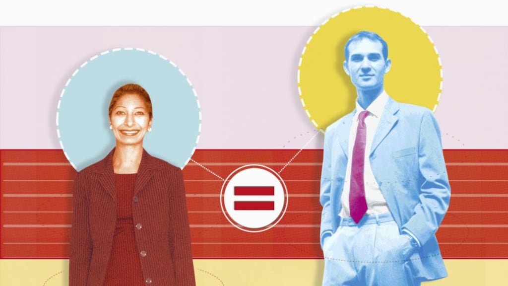 According to an EU study last year, women across Europe earn around 16 per cent less per hour than men