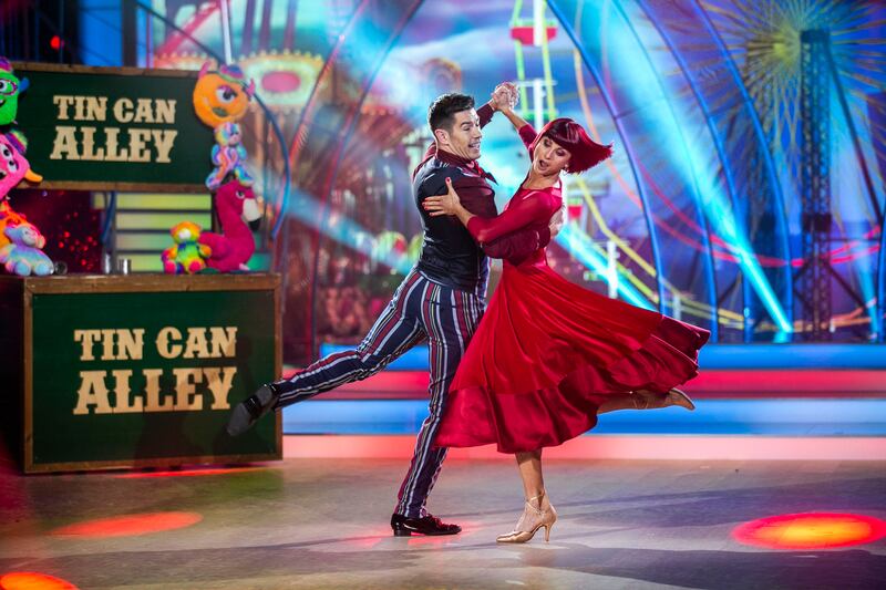 Dancing with the Stars: Ryan Andrews with Giulia Gotta. Photograph: Kyran O’Brien