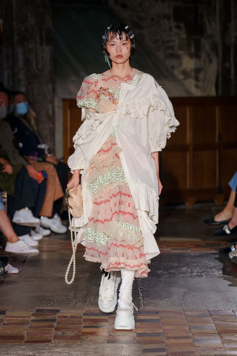 A new look from Simone Rocha's AW22 collection. Photograph: Ben Broomfield Photography