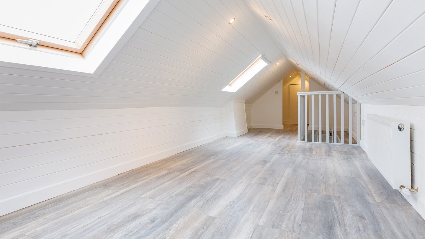 The attic space.