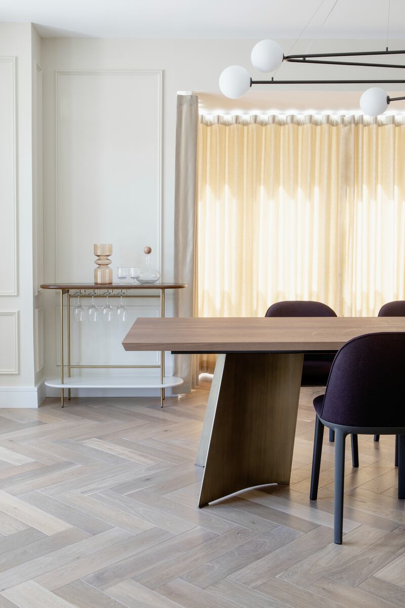 Create a bar area, in this case using a drinks trolley. Photograph: Ruth Maria Murphy