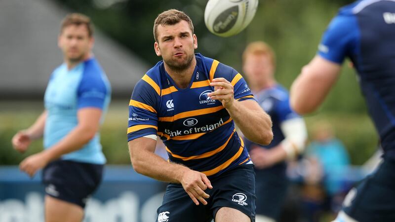 Tadhg Beirne training with Leinster in 2015. Photograph: Ryan Byrne/Inpho