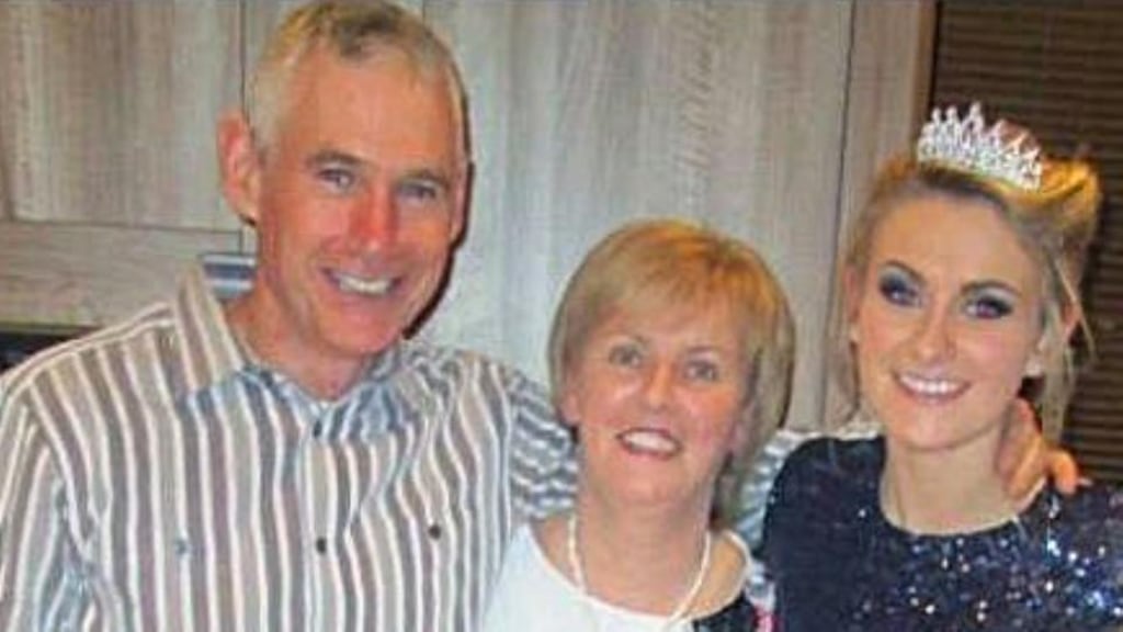 The funeral of Valerie Greaney (centre) has taken place today in Cobh, Co Cork.