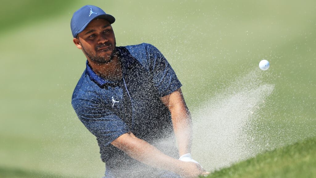 Harold Varner III is looking back to getting back to action on the PGA Tour at the Charles Schwab Challenge in mid-June. Photograph: Sam Greenwood/Getty Images