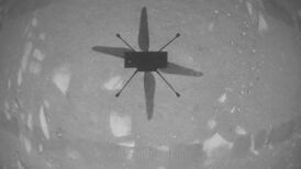 Nasa’s Mars helicopter performs first flight on another planet