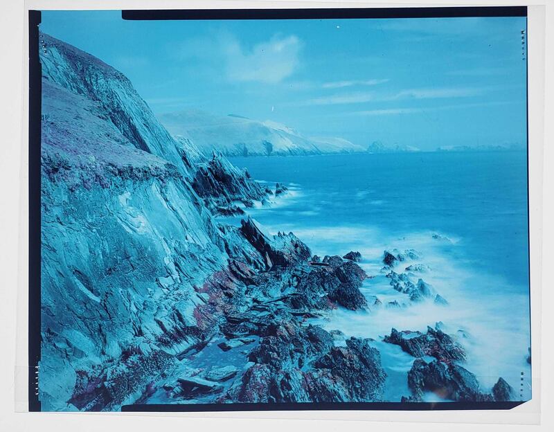 Shot of Dingle Peninsula, Co Kerry, showing some of the damage allegedly caused to the film at Dublin Airport. Photograph: Remy Robin