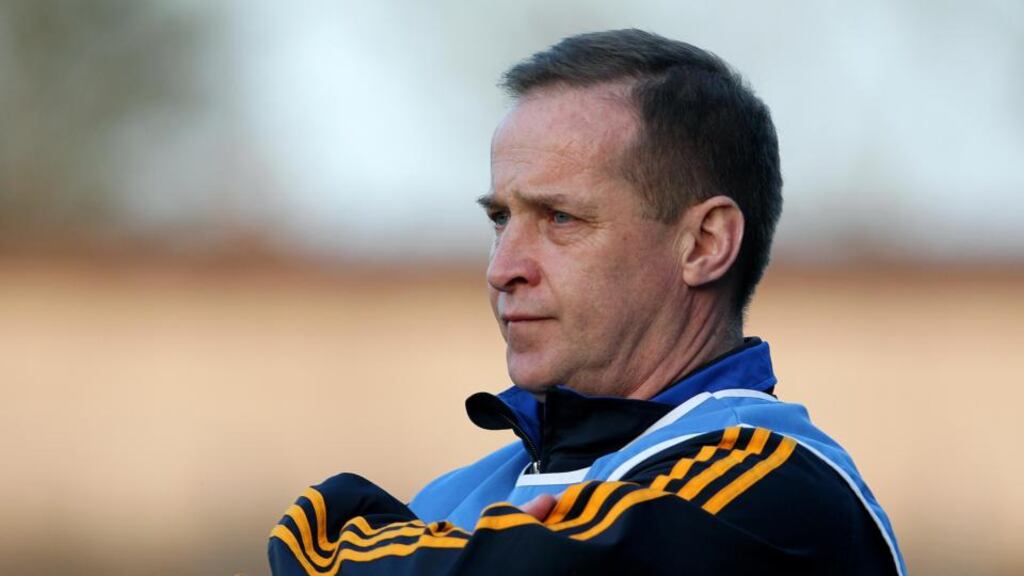 Manager Colm Collins has been central to the rise of the Cratloe football team, who take on Dr Crokes in the Munster club final on Sunday. Photograph: Lorraine O’Sullivan/Inpho