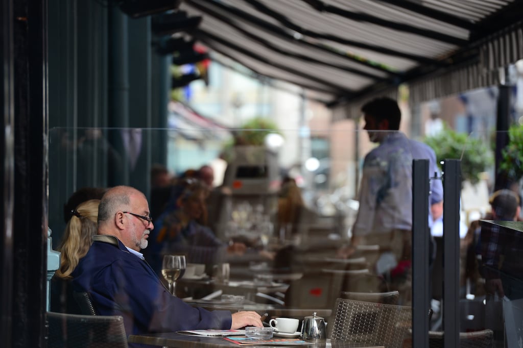 The CSO said employment in the hospitality sector at 168,200 remains below the pre-pandemic level of 180,800. Photograph: Bryan O'Brien