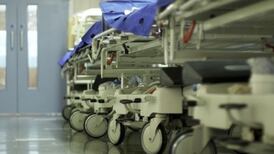 Nearly 8,000 patients were on trolleys in hospitals last month