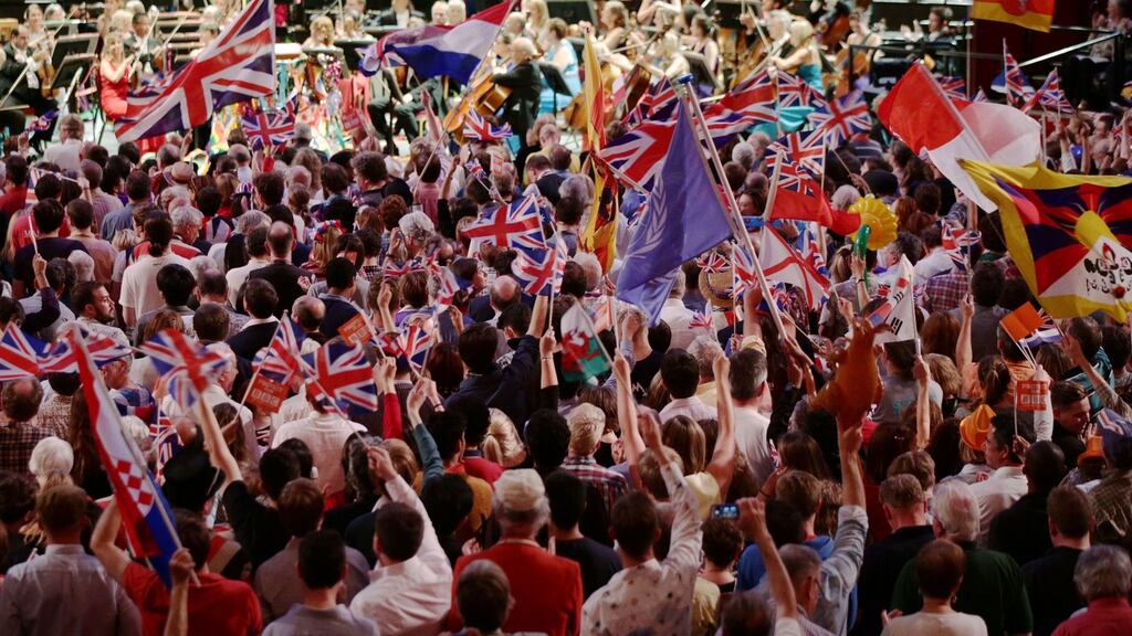 The audience at the BBC Last Night of the Proms, at the Royal Albert Hall in London last year.Photo:PA