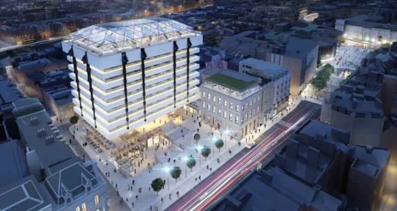 An artist’s impression of One Central Plaza, where a rooftop restaurant was promised