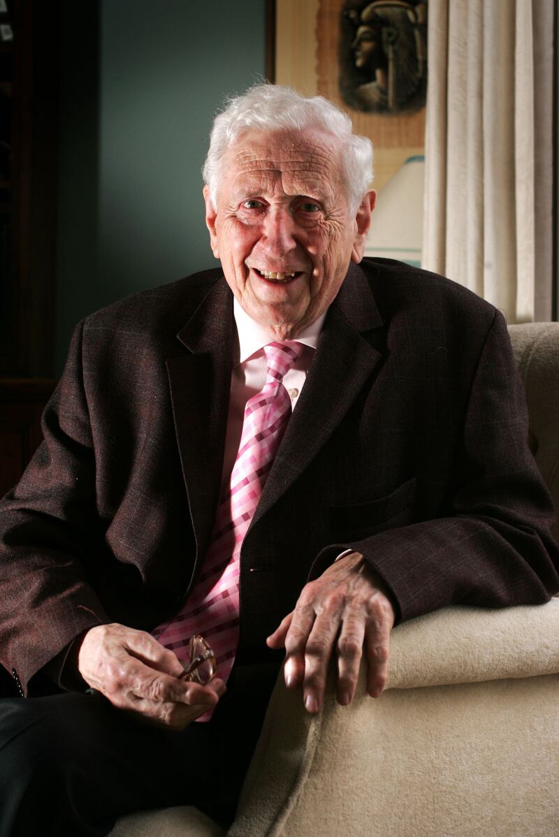 Former taoiseach and Fine Gael leader Dr Garret FitzGerald photographed in February 2005. Photograph: Frank Miller