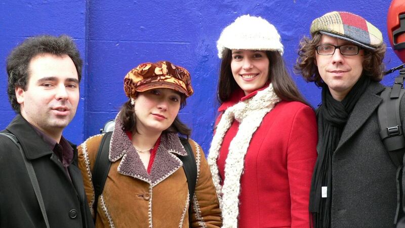 The RTÉ Contempo Quartet plays at Chapter House, St Mary’s Cathedral, Kilkenny, on Sunday, December 3rd