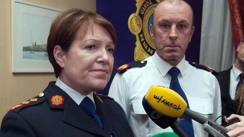 Garda Commissioner Nóirín O’Sullivan held her first major conference with senior officers from across the force since she was appointed to the post last month. Photograph: Gareth Chaney