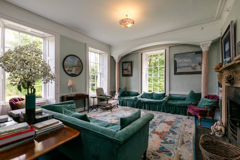 Drawing room is dual aspect