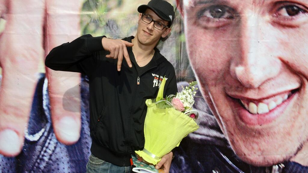 El-Haqed, a young Moroccan rapper known for his anti-monarchy lyrics. Photographs: Fadel Senna/AFP/Getty Images