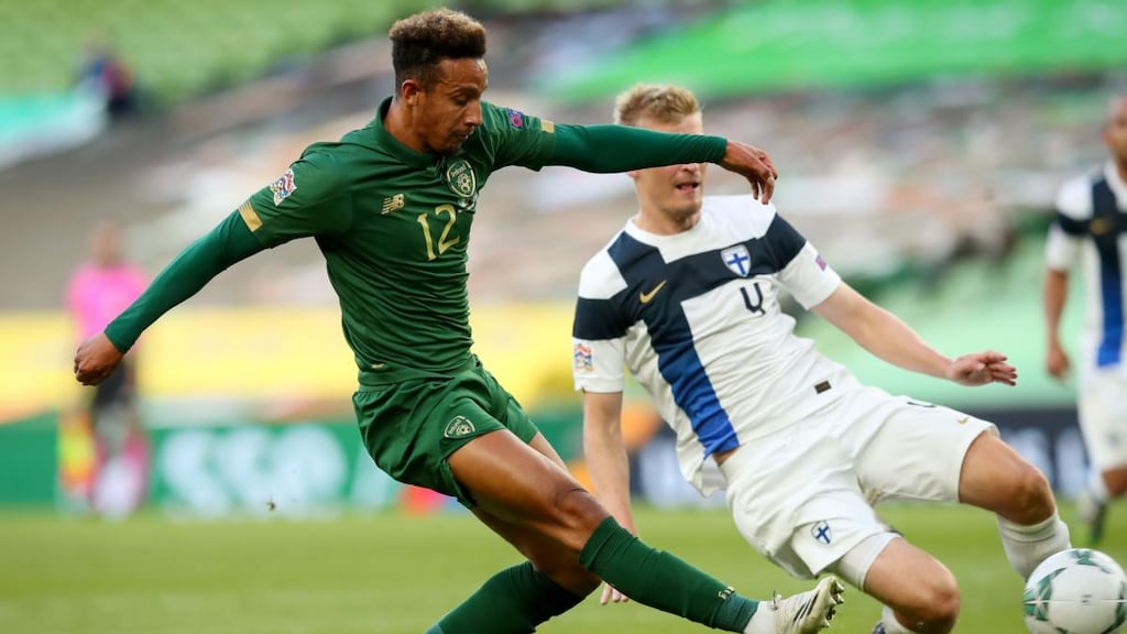 Ireland striker Callum Robinson is expected to complete a move to West Brom in the coming days. Photograph: Ryan Byrne/Inpho