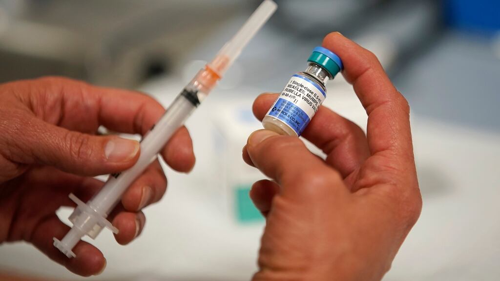 The Minister for Health said  parents who did not have their children vaccinated, were not just making a decision in relation to their own child but one which could impact on others. Photograph:  George Frey/Getty Images