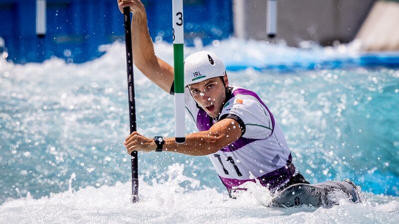 Ireland’s Liam Jegou during his second run. Photo: Morgan Treacy/Inpho