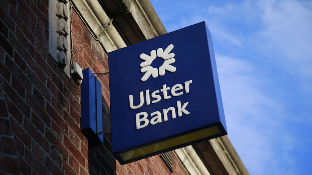 Ulster Bank reported its operating profit slumped to €26m in the first half of the year from €100m a year earlier. Photograph: Nick Bradshaw/The Irish Times