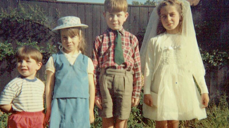 Fergus, Trish, Seán and Bridget at Bridget’s Confirmation in Wolverhampton in 1963.