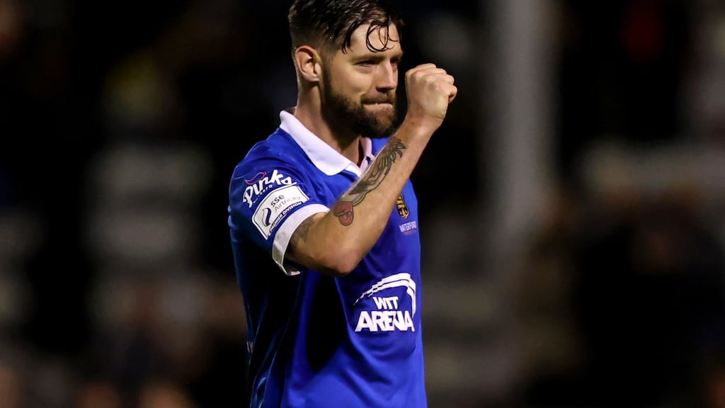 Anthony Wordsworth was on target for Waterford in the draw against Longford Town at Bishopsgate. Photograph: Ben Brady/Inpho