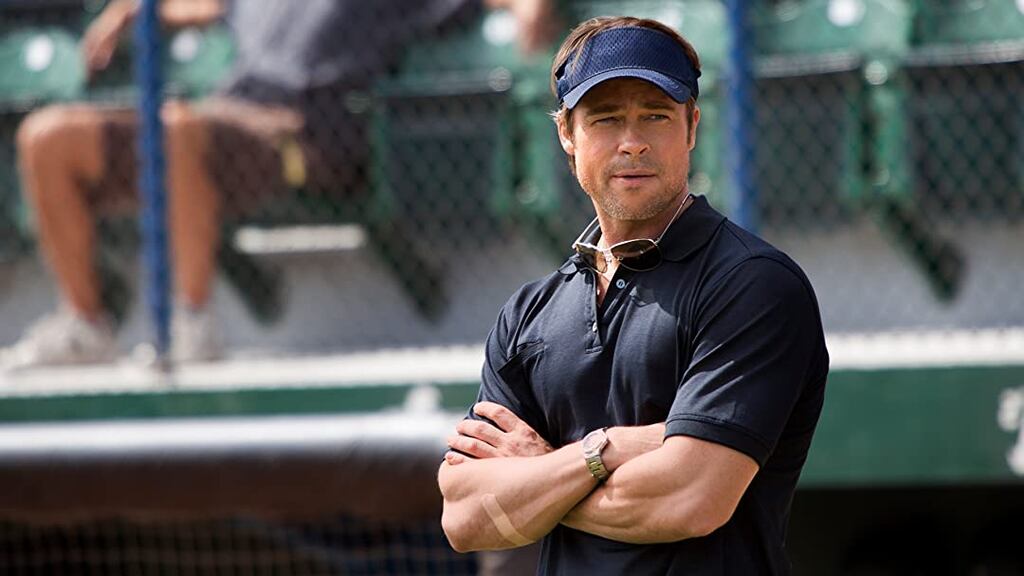 Brad Pitt as Billy Beane in Moneyball.