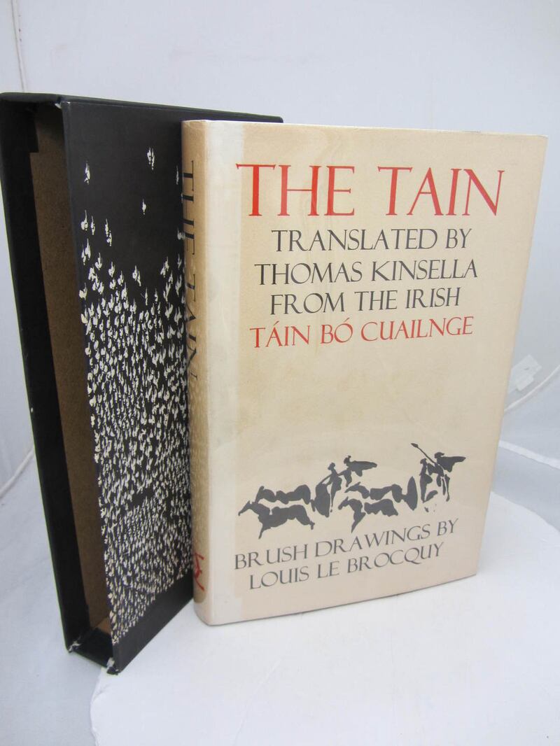 The Táin, translated from the Irish by Thomas Kinsella and illustrated by Louis le Brocquy