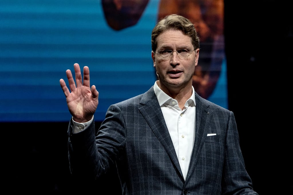 Ola Källenius wears two major hats in the European car industry — boss of Mercedes and president of the ACEA. Photograph: Ben Kilb/Bloomberg