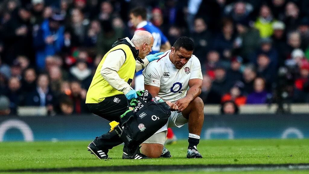 England’s Mako Vunipola will miss the rest of the Six Nations.