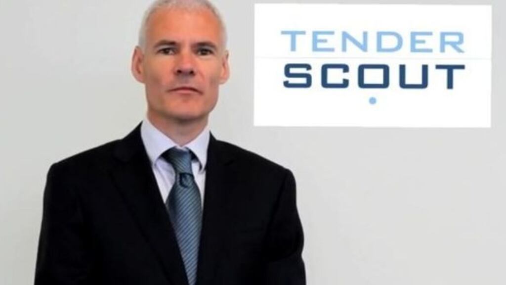 TenderScout founder Tony Corrigan. The company recently scooped the grand prize at the annual Eir Spider digital technology awards