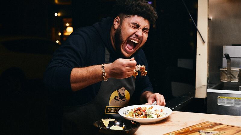 Big Zuu enjoying his meal