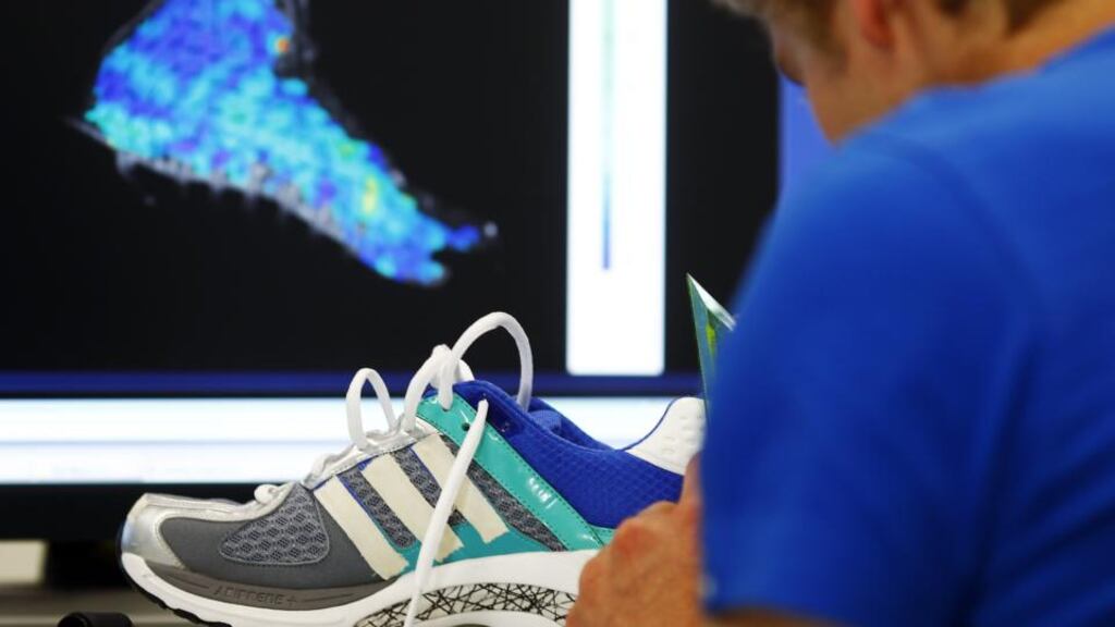 Adidas said currency effects were having a major impact on its business. Photograph: Reuters/Michael Dalder