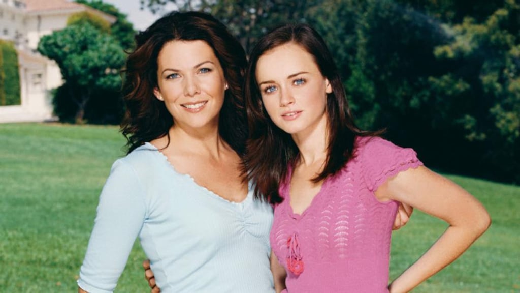 Lauren Graham and Alexis Bledel as mother and daughter Lorelai and Rory Gilmore: “swimming in white privilege”.