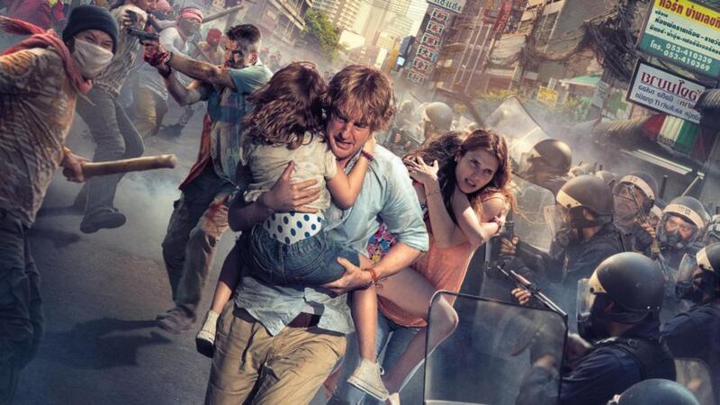 Rebel hell: Owen Wilson and Lake Bell in No Escape