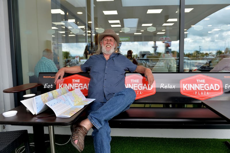 Kinnegad Plaza: Keith Weber from Austin, Texas. Photograph: Alan Betson