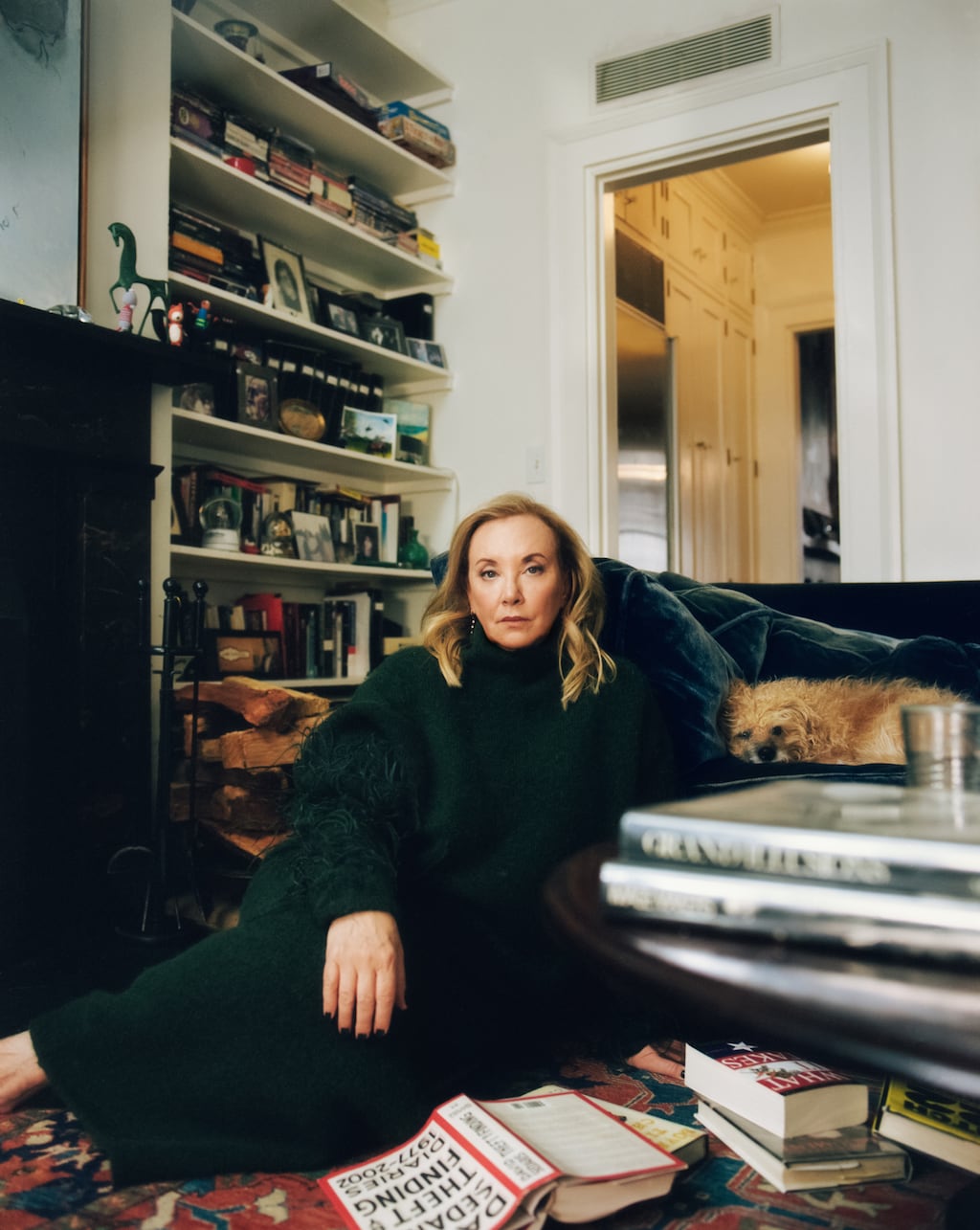 J Smith-Cameron at her home in Manhattan in New York. Photograph: Justin J Wee/The New York Times