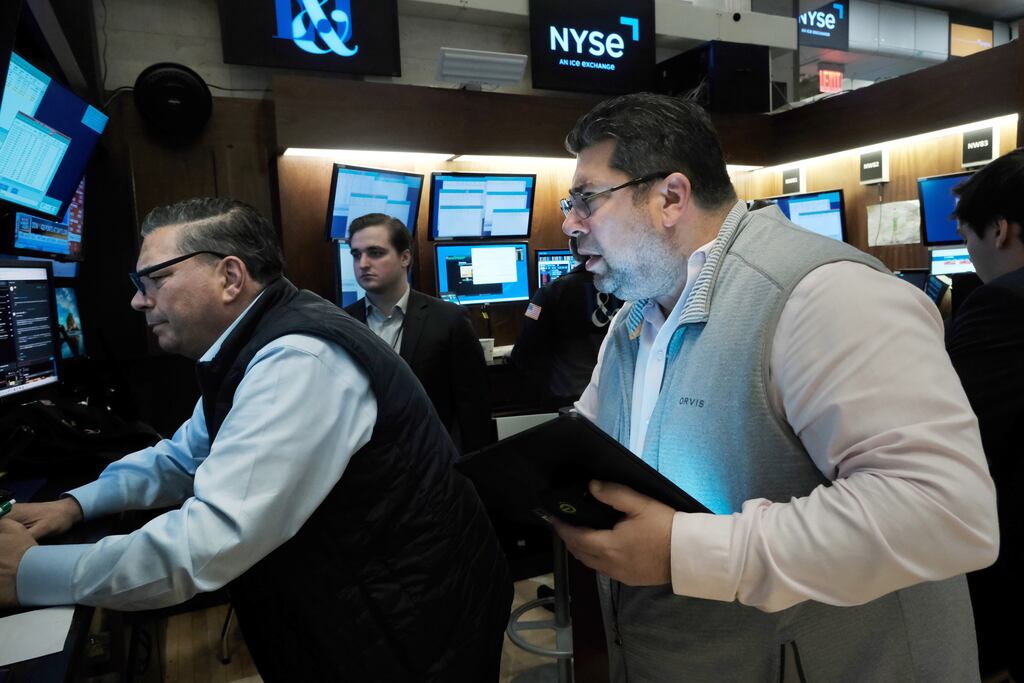 European shares inched lower on Monday. Photograph: Spencer Platt/Getty Images