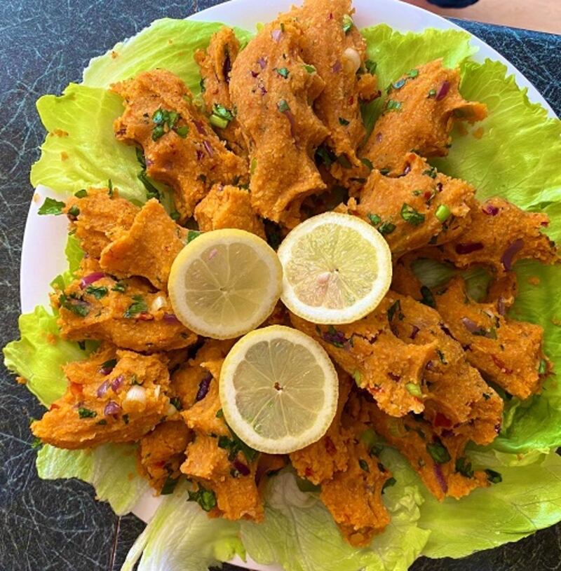 Turkish lentil balls. Photograph: Ziya Meral