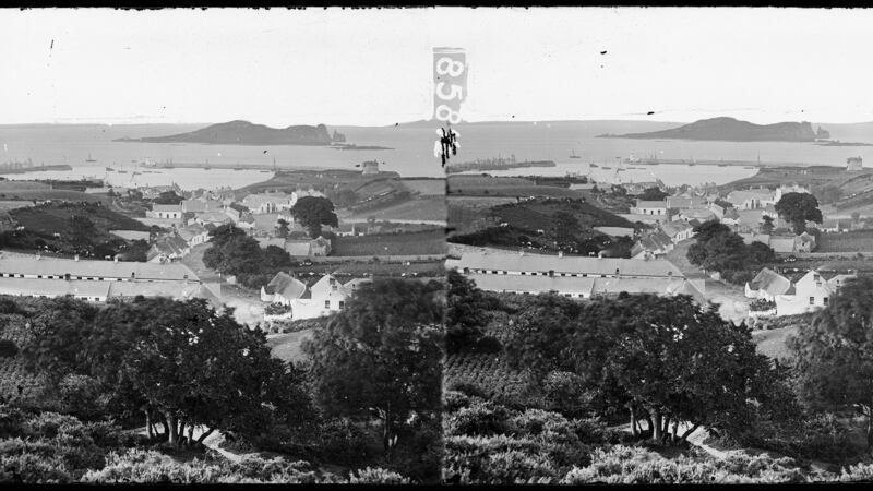 A view of Ireland’s Eye from Howth, late 19th century. Photograph: National Library of Ireland/Flickr Commons