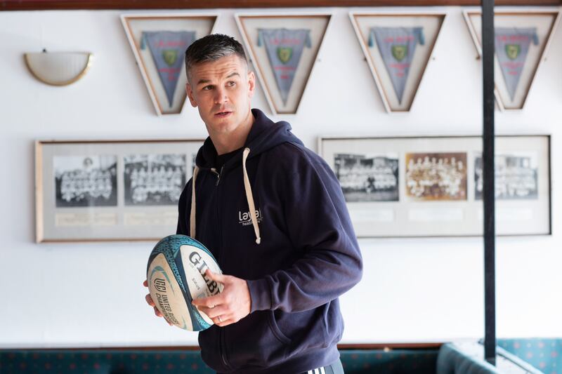 Pic: Captain of the Leinster and Ireland men's rugby teams and two time British and Irish Lion Johnny Sexton in his second home, Bective Rugby Club