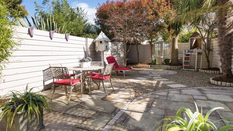 The maintenance-free rear garden at 66 Tritonville Road in Sandymount.