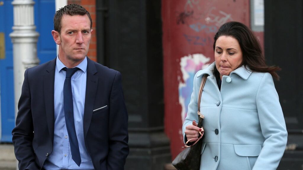 Colm and Siobhán Gallagher of Dunmore East in Waterford, whose daughter Martha Gallagher was awarded €8.8 million in damages, told the High Court they just want to live their lives and move on. Photograph: Collins Courts.
