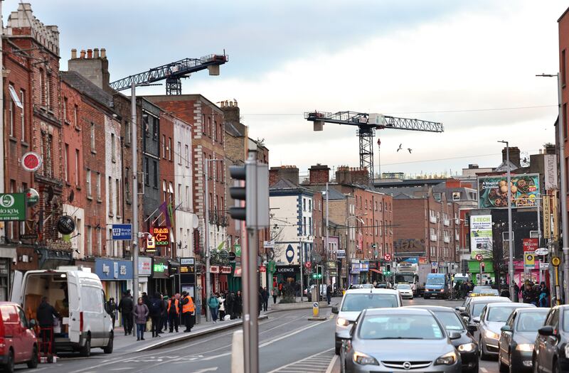 The eastern end of Parnell Street. Photograph: Dara Mac Dónaill