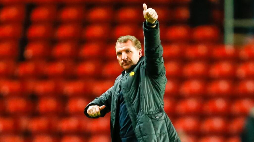 Brendan Rodgers: “When you’re not in the Champions League we found it difficult because the best players want to play in the best competitions.” Photograph: Chris Ison/PA